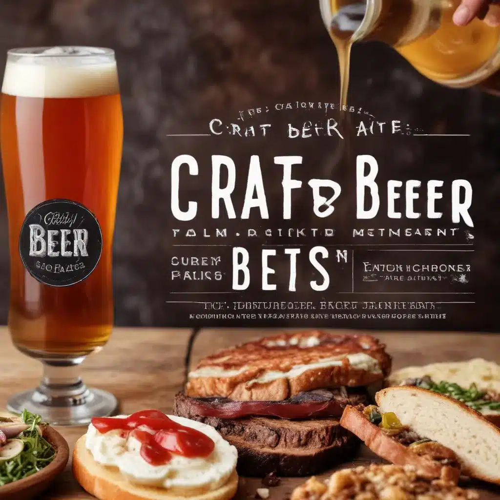 Craft Beer and the Culinary Arts: Innovative Pairings for the Adventurous and Discerning Palate