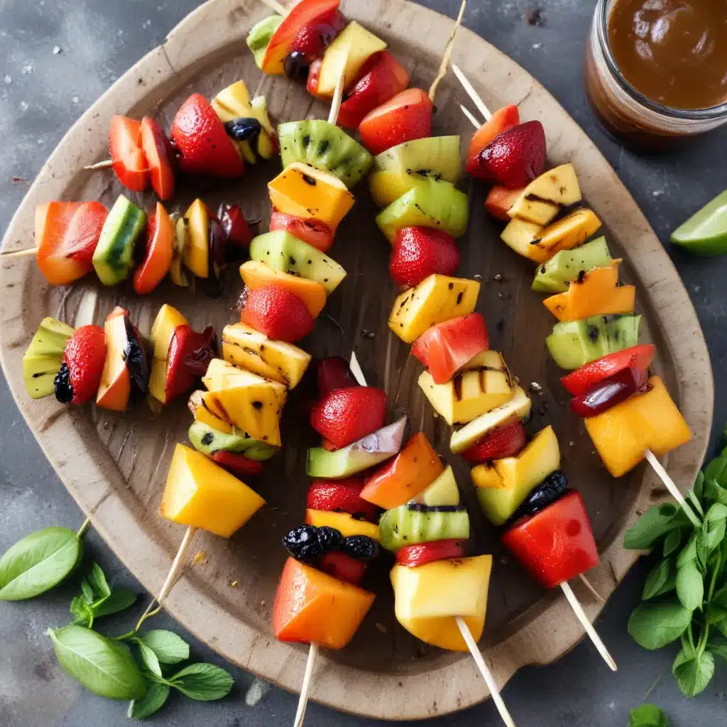 Grilled Fruit Skewers with Craft Beer Glaze: A Sweet and Refreshing BBQ Twist