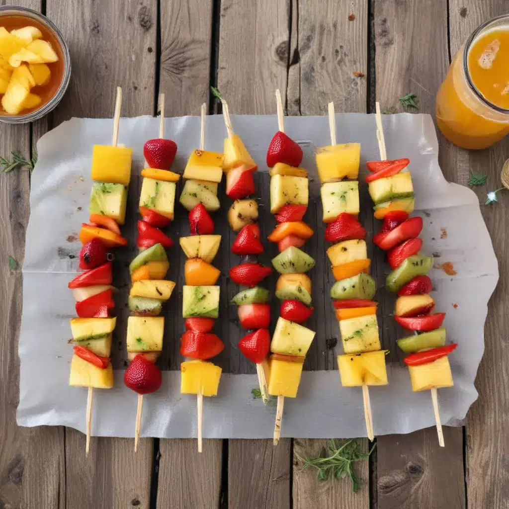 Grilled Fruit Skewers with a Craft Beer Twist: A Refreshing Backyard Delight